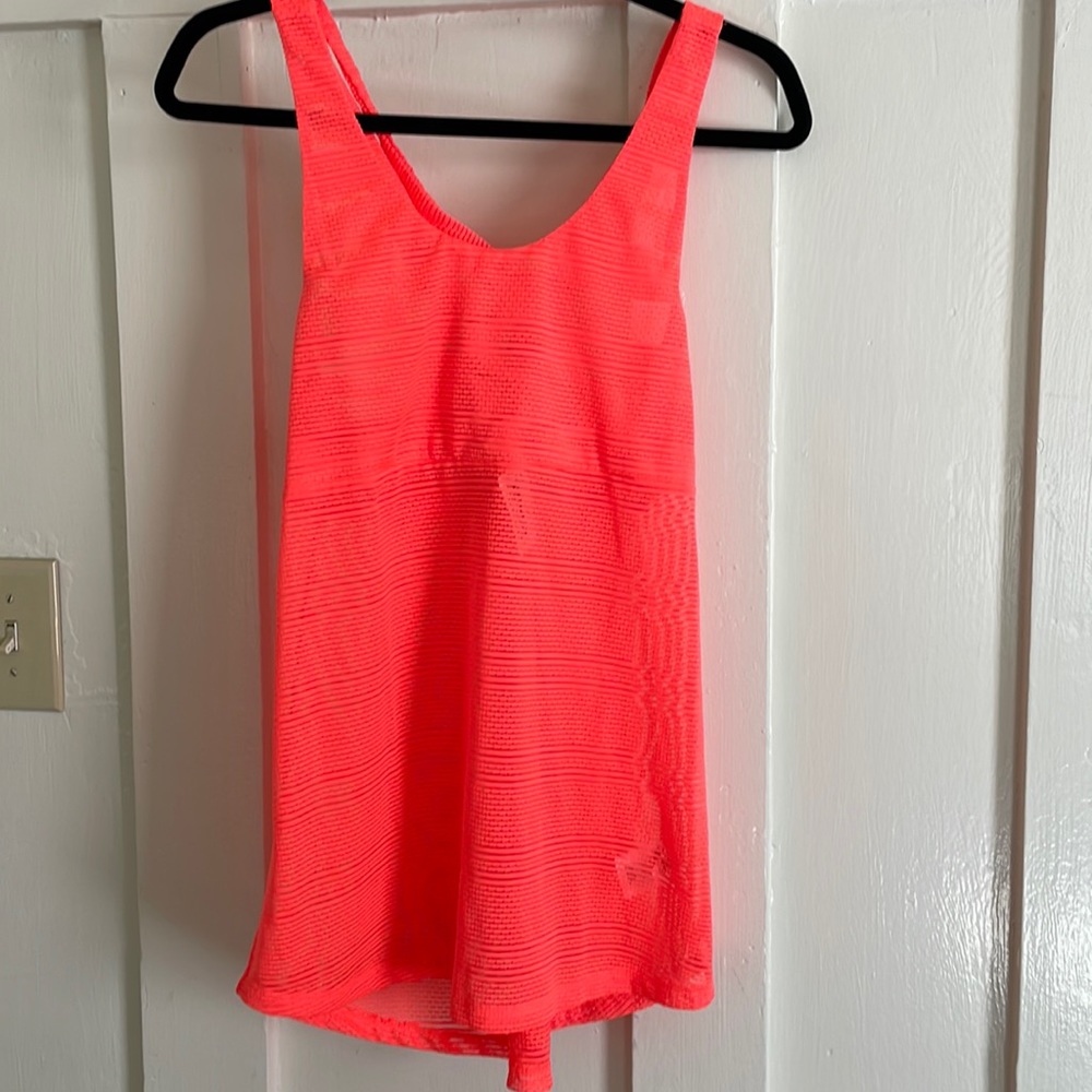 Brand new neon orange Fila brand work out tank top, size Small